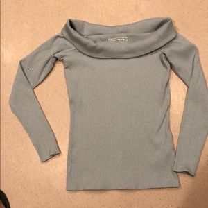 Off the shoulder Long sleeve sweater